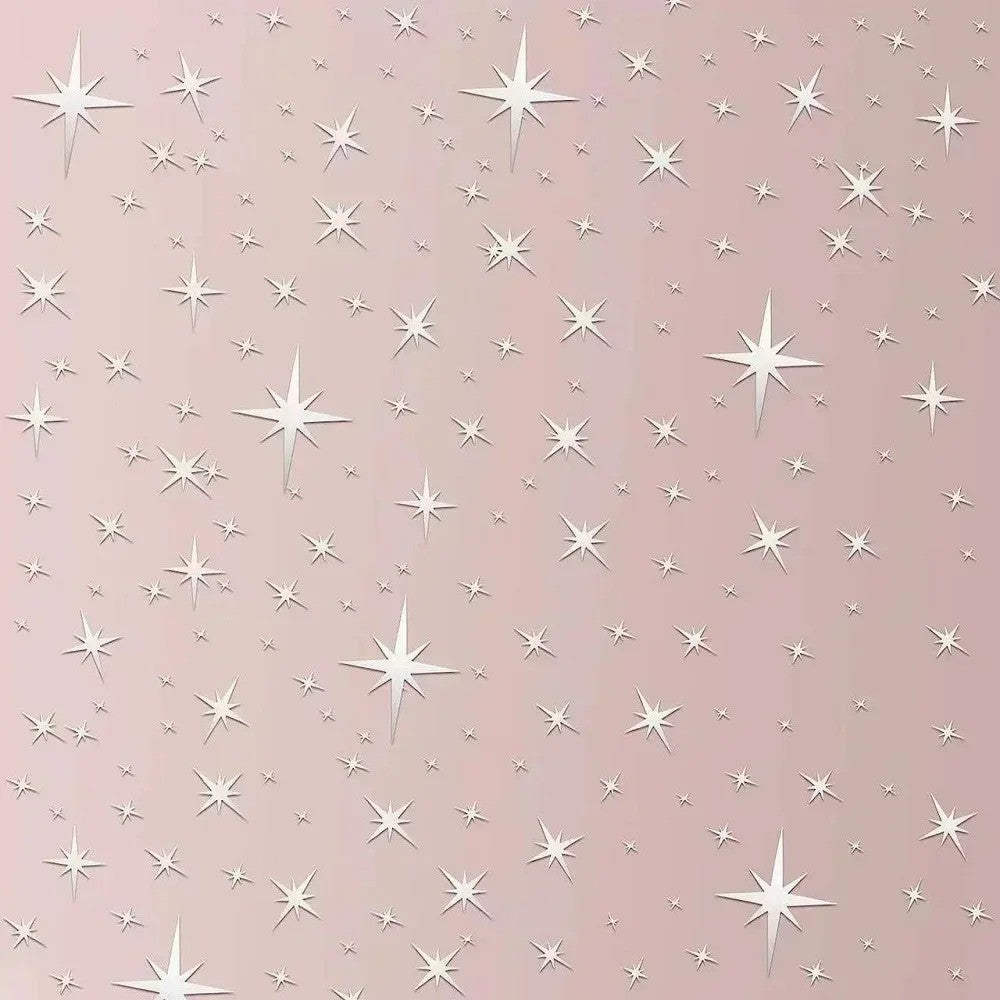 3D Star Mirror Wall Sticker Large Medium and Small Combination Acrylic Mirror Wall Sticker Home Living Room Wall Decorations