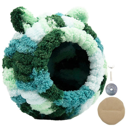 Cama de Ninho para Criação de Papagaios Versátil Cabana para Dormir de Pássaros Ninho para Dormir de Periquitos Respirável Casa de Ninho para Pássaros Ninho Quente de Inverno para Papagaios