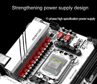 JGINYUE B650 Motherboard support AMD Ryzen 7600X/7700/7500F DDR5 PC desktop AM5 B650M GAMING PLUS AM5 B650