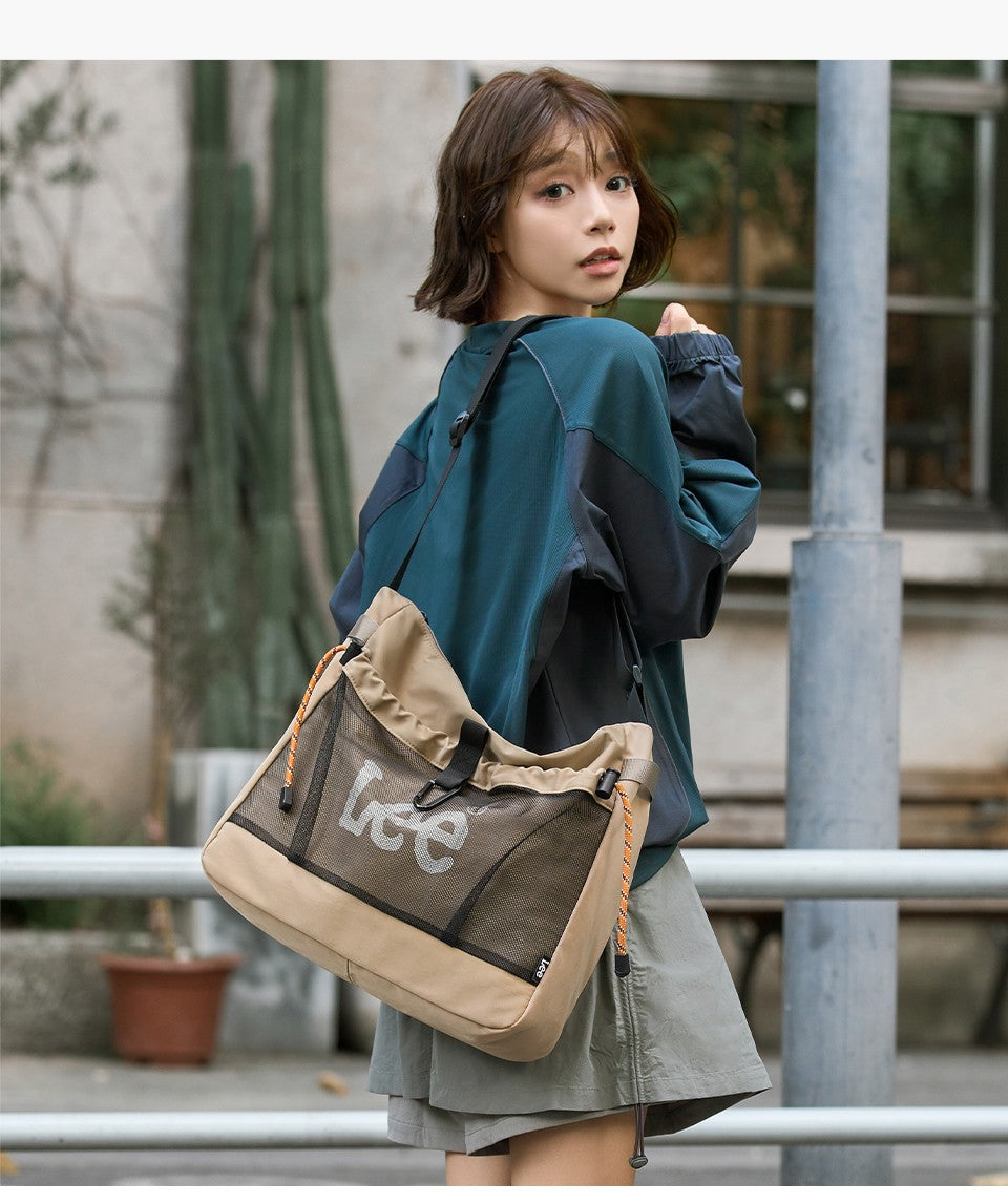 LEE Fashion Waterproof Large Crossbody Messenger Bags For Ladies Women Multifunctional Nylon Big Size Shoulder Schooll Bag