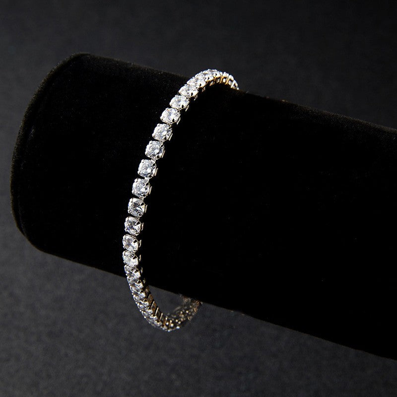 Nova Moda Cristal Bracelete Feminino Pulseiras Corrente Dourada Elástico Pulseiras Jóias de Mão Acessórios de Casamento