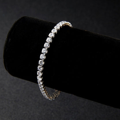 Nova Moda Cristal Bracelete Feminino Pulseiras Corrente Dourada Elástico Pulseiras Jóias de Mão Acessórios de Casamento