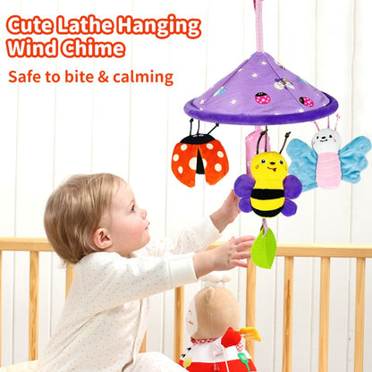 Chocalhos de Bebê Sensoriais Pendurados Brinquedo de Aprendizagem Bichos de Pelúcia Macios Chocalho de Bebê Recém-nascido Brinquedos de Carrinho Multifuncionais Presentes para 0-24 Meses