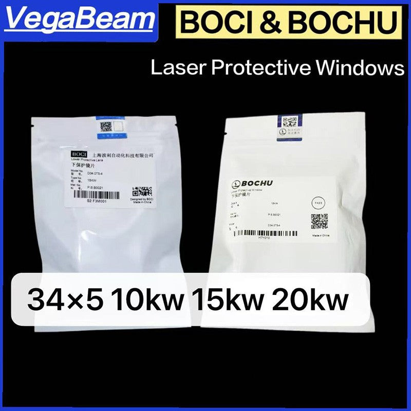 Original BOCI 34x5 25.4x4 21.5x2 10KW 15KW 20KW 30KW  Laser Lens Protective Windows For BOCI HAN'S TRU Fiber Laser Cutting Head