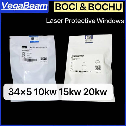 Original BOCI 34x5 25.4x4 21.5x2 10KW 15KW 20KW 30KW  Laser Lens Protective Windows For BOCI HAN'S TRU Fiber Laser Cutting Head