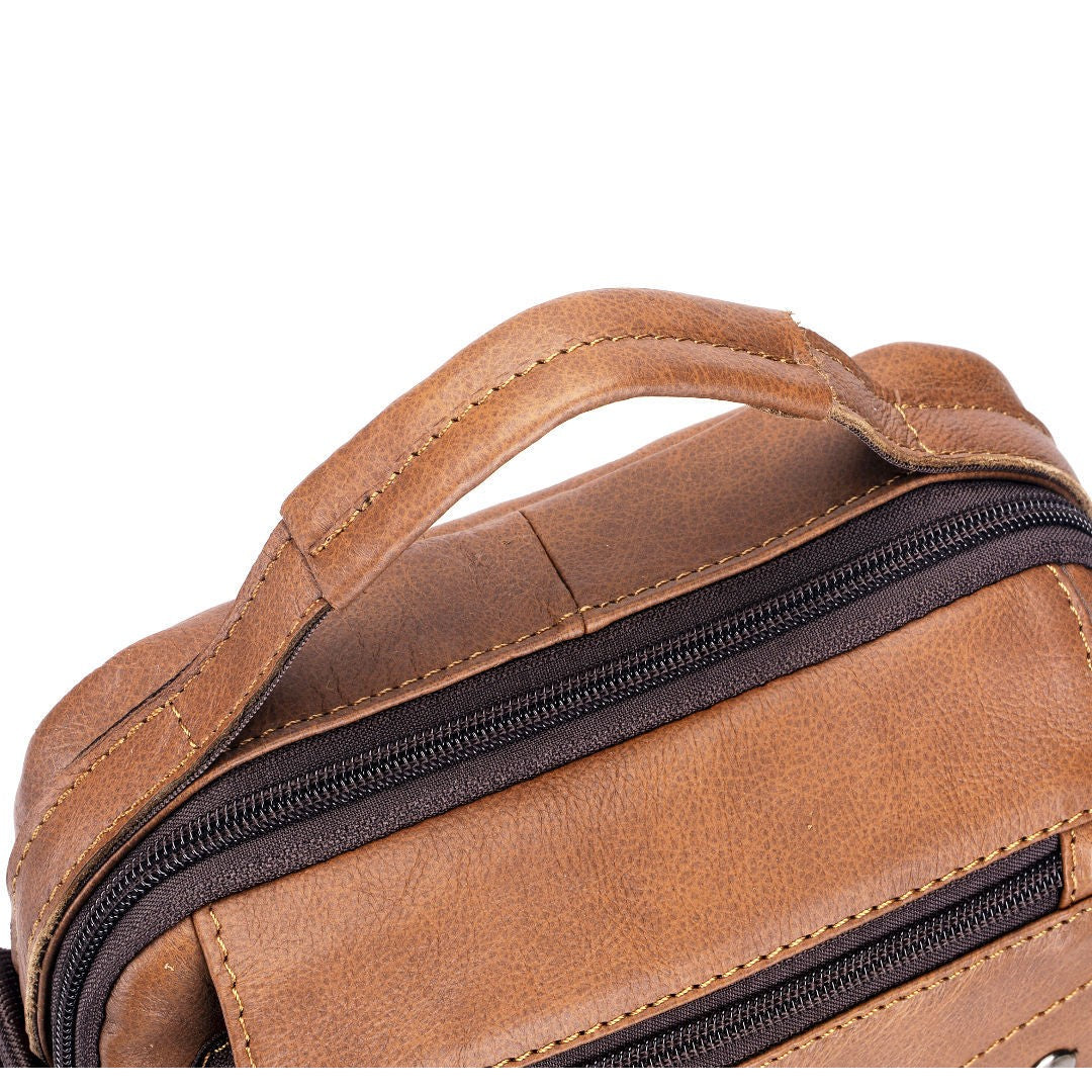 cowhide Large-capacity cowhide men's bag genuine leather single-shoulder bag high quality men's vertical crossbody bag as gift