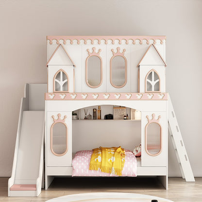 Cama de princesa castelo, cama infantil, quarto de menina, cama de casal, buraco de árvore, madeira maciça