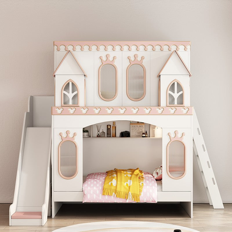 Cama de princesa castelo, cama infantil, quarto de menina, cama de casal, buraco de árvore, madeira maciça