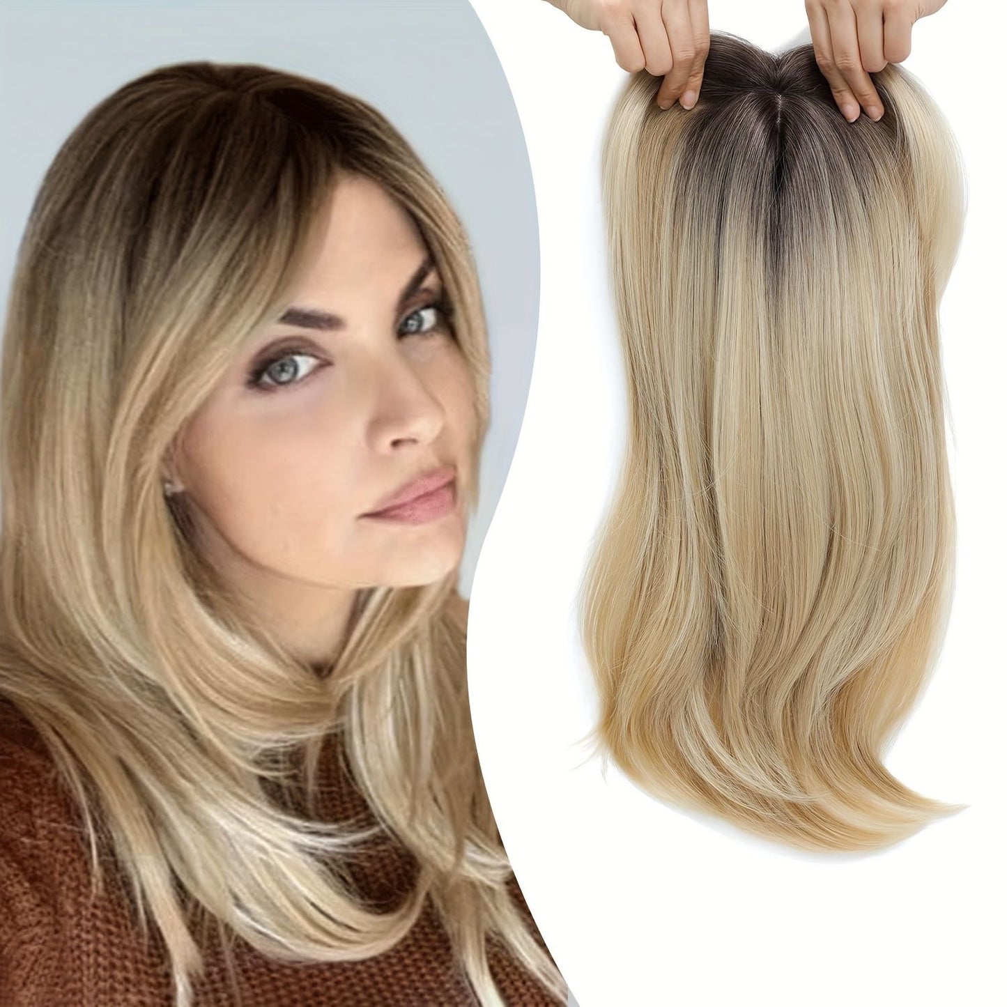 Aplique Sintético Com Franja para o Dia a Dia Prendedor de Cabelo Extensão de Cabelo Acessórios de Cabelo