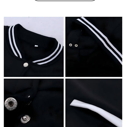 New York Letter Printing Coats Womens Winter Comfortable Baseball Jersey Fleece Warm Soft Jackets Casual Pocket Woman Clothes