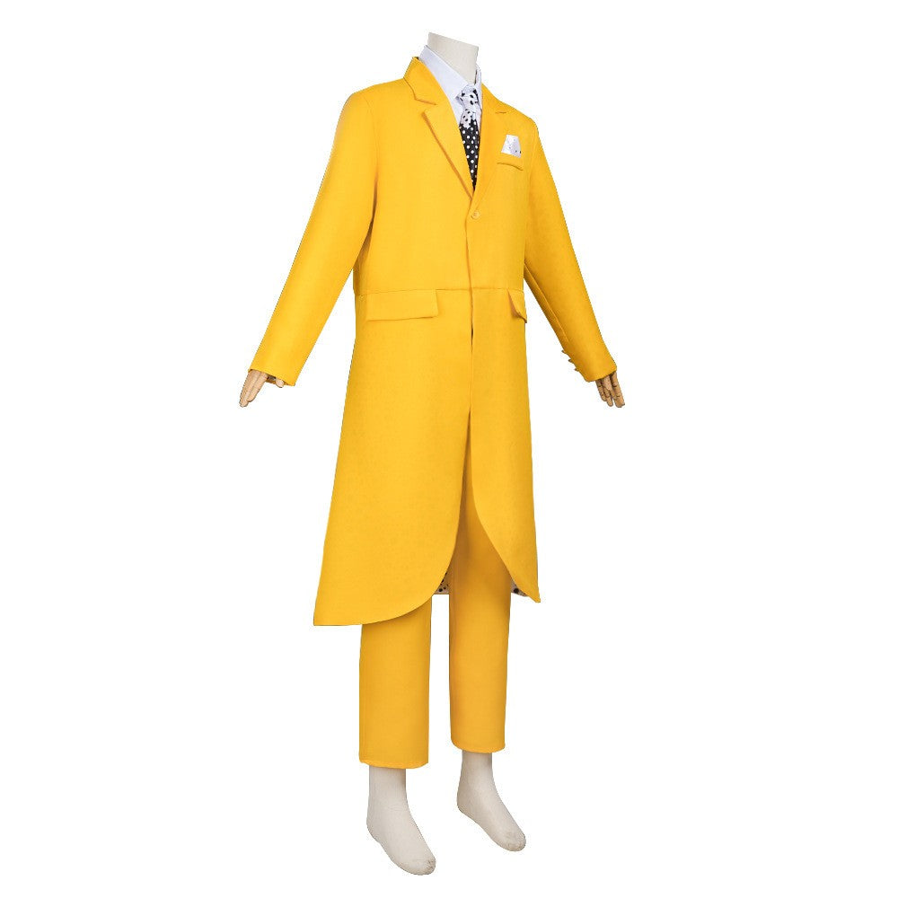 The Mask Roleplay Stanley Fantasy Ipkiss Adult Jim Cosplay Carrey Hat Costume Men Coat Pants Halloween Carnival Party Suit
