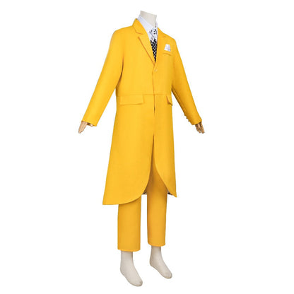 The Mask Roleplay Stanley Fantasy Ipkiss Adult Jim Cosplay Carrey Hat Costume Men Coat Pants Halloween Carnival Party Suit