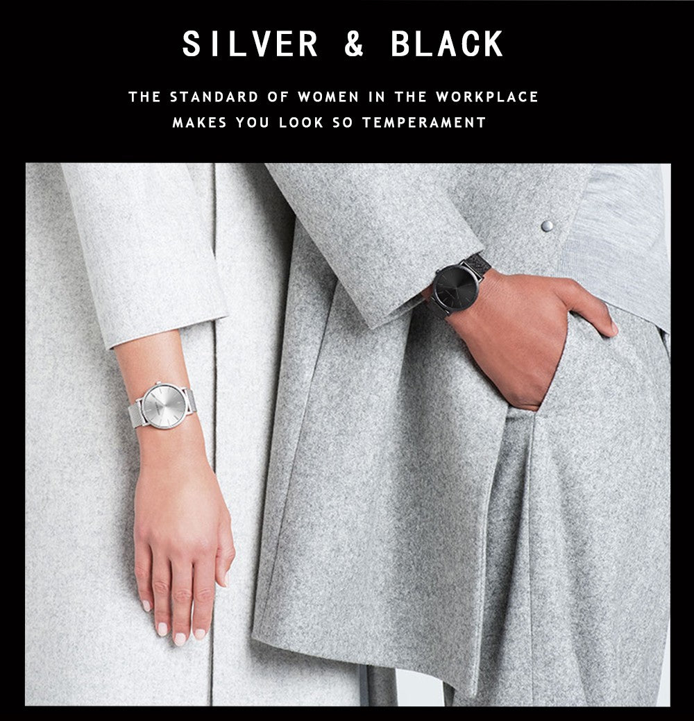 HANNAH MARTIN Brand Quality Stainless Steel Japan Quartz Movement Waterproof Women 36mm Full Rose Gold Ladies Dropshipping Watch