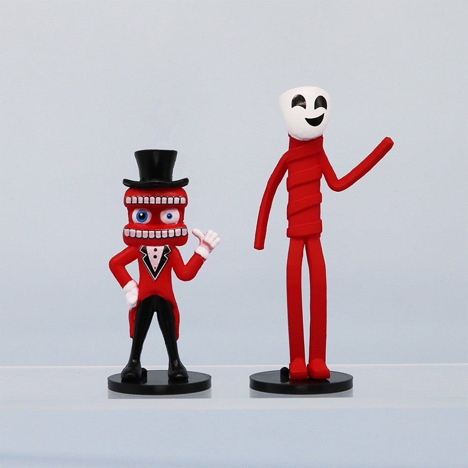 8 unids/set el increíble circo Digital figura de Anime Ragatha/Jax/Pomni figura de acción colección de PVC modelo muñeca juguete