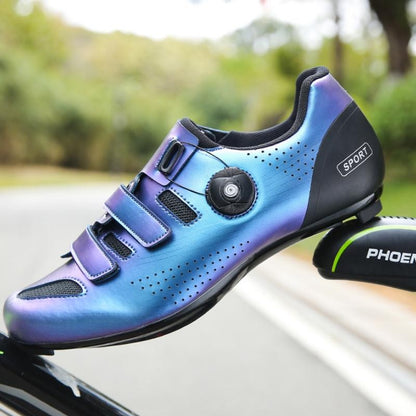 Women Road Cycling Shoes Wear-resistant Bicycle Shoes with Locking Plate Men's Non-slip Outdoor Cycling Sneakers