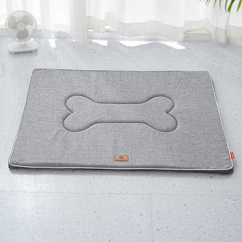 Cama de Cachorro Lavável de Inverno Almofada Reversível para Caixas de Transporte Cama Macia e Fofa para Canis Colchão para Cachorros Grandes, Médios e Pequenos
