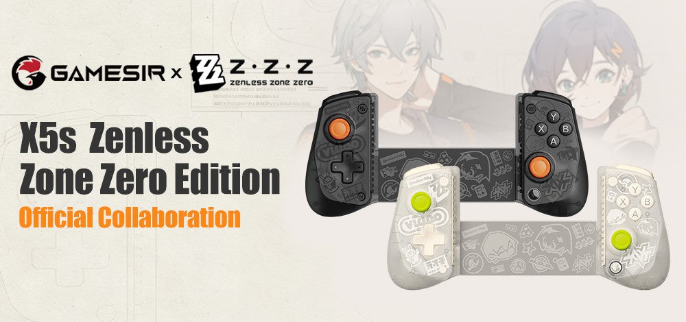 GameSir X5s Wireless Mobile Gaming Controller for Android iOS PC Gamepads Nintendo Switch 2/1 Controle 6-Axis Gyro HD Rumble