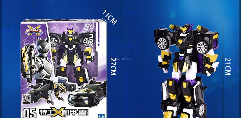 Mini Force Super Dinosaur Power Transformation Robot Toys Action Figures MiniForce X Simulation Car Deformation Airplane Toy