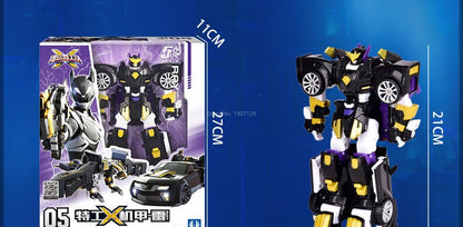 Mini Force Super Dinosaur Power Transformation Robot Toys Action Figures MiniForce X Simulation Car Deformation Airplane Toy
