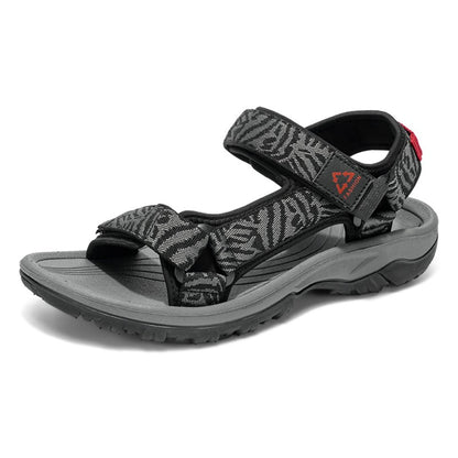 Classic Men's Hiking Sport Sandals Lightweight Leisure Beach Shoes Summer Open-Toe Breathable Travel Walking Sandials