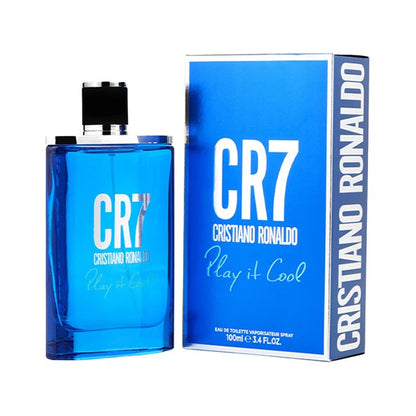 Cristiano Ronaldo Cr7 Play It Cool men Eau De Toilette Spray 100ml Aromatic Woody Original Long-Lasting Fragrance