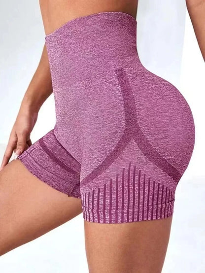 Women's Yoga Shorts High-Waist Fitness Shorts Fitness Yoga Lifting Buttocks Fitness Women's Yoga Fitness Running Shorts Sportswe