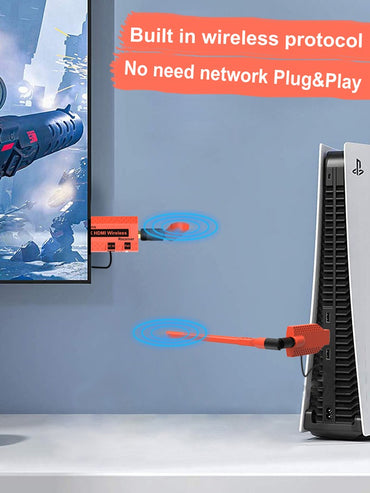 1080p 4K Wireless HDMI Extender Audio Video Transmitter Receiver Display Adapter 50m 100m 150m Share for Camera PC Laptop To TV
