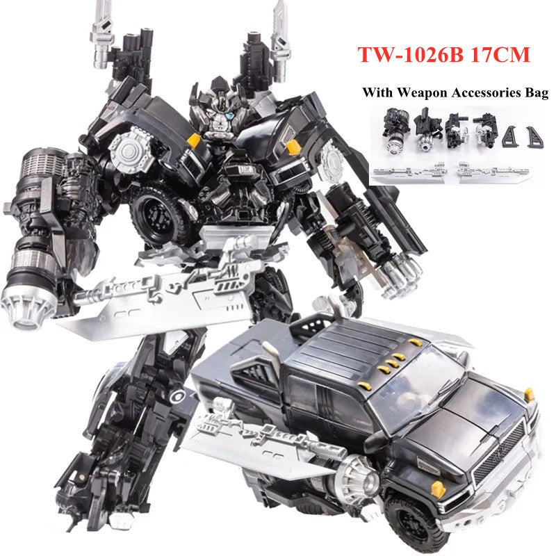 EM ESTOQUE NOVO BAIWEI 18CM Brinquedos de Transformação TW-1024 KO SS Filme Robô Pintado Anime Action Figure Modelo de Carro Presente para Crianças TW-1032