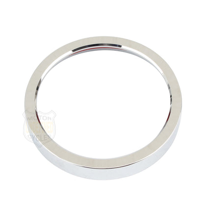 Motorcycle Speedometer Trim Bezel Trim Ring Aluminum For Harley Sportster 883 1200 Dyna Street Bob Low Rider Black/Chrome