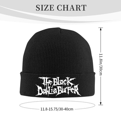 THE BLACK DAHLIA MURDER Gorros de Banda Chapéus de Tricô Masculino Feminino Y2K Legal Elástico Outono Bonés de Ginástica Design Toucas