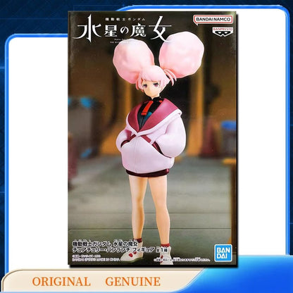 Bandai Original Genuíno BANPRESTO SULETTA CHUATURY NIKA MIORINE ELAN GUEL Qposket Bonecos de Ação de Anime Brinquedos de Presente Enfeites de Modelo
