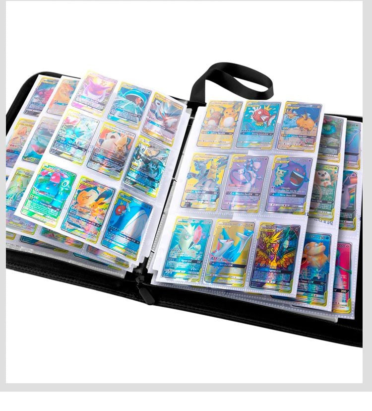 Stock Pokemon Card Binder 400 Pocket Anim Card Holder Album Trading Card Holder Protector Notebook Binder For Cards Collection