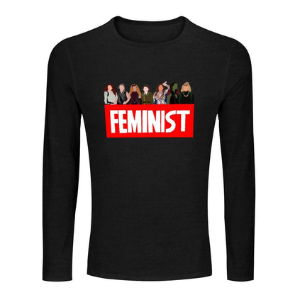 Feminist marvelous ladies (updated) Long T-Shirt graphic t shirt custom t shirt anime plain t-shirt t shirts for men pack