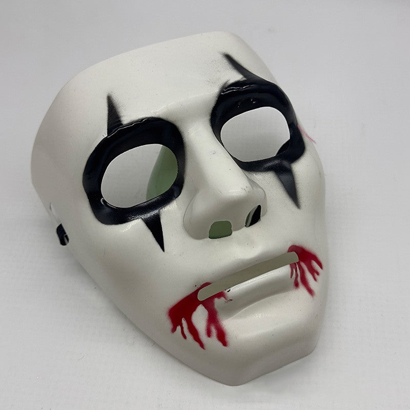 Vampire Masquerade Mask Horror Style Costume Mask for Halloween Party and Cosplay Dress Up Props