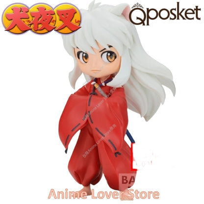 Em estoque Bandai Banpresto Original Q Posket Inuyasha Sesshoumaru Higurashi Kagome Miroku shippou Anime Figure Brinquedos presente