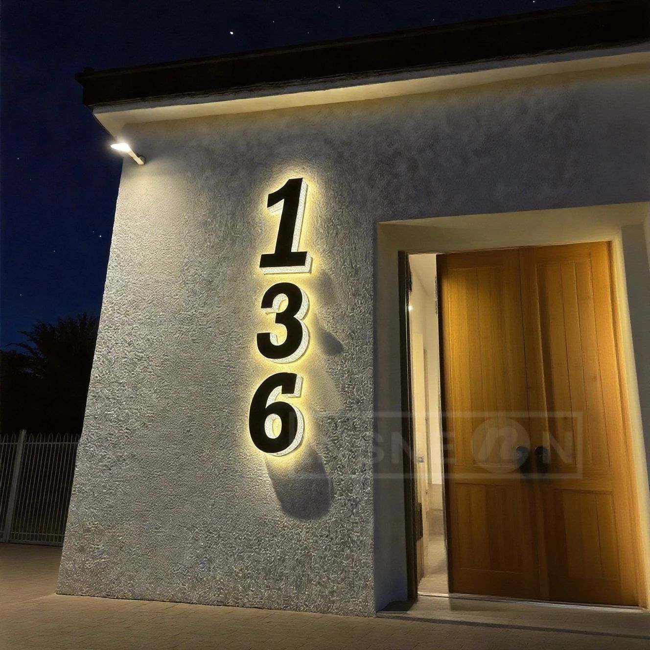 Custom Business Sign 3d Logo Led Light Business Label Advertising Shop  Signs Luminous Acrylic Signboard