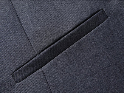 Men's Solid Color Business Suit 2025 High Quality Fashion Banquet Wedding Trend Groom Best Man Single 3/2/1
