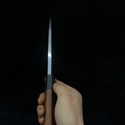 Faca Deba Aço Damasco Artesanal Lâmina Chefs Cutelo Sashimi Fatiar Carne Tynny Sushi Longquan Facas de Cozinha Ferramentas de Culinária