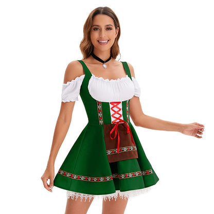 Halloween Party Costumes Makeup Dance Cosplay Clothing Stage Performance Costume Beer Girl Dresses
