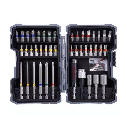 Conjunto de 43 pontas de chave de fenda elétrica Bosch para casa, furadeira e aparafusadeira, para Bosch GO PH1 PH2 PZ1 PZ2, ferramenta elétrica de extensão