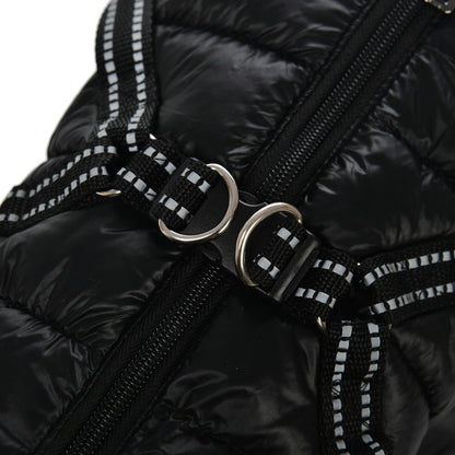 Dog Clothes Harness Winter Jacket Adjustable For Small Medium Dogs Cats Windproof Vest Waterproof Clothing Puppy Pet Jumpsuit
