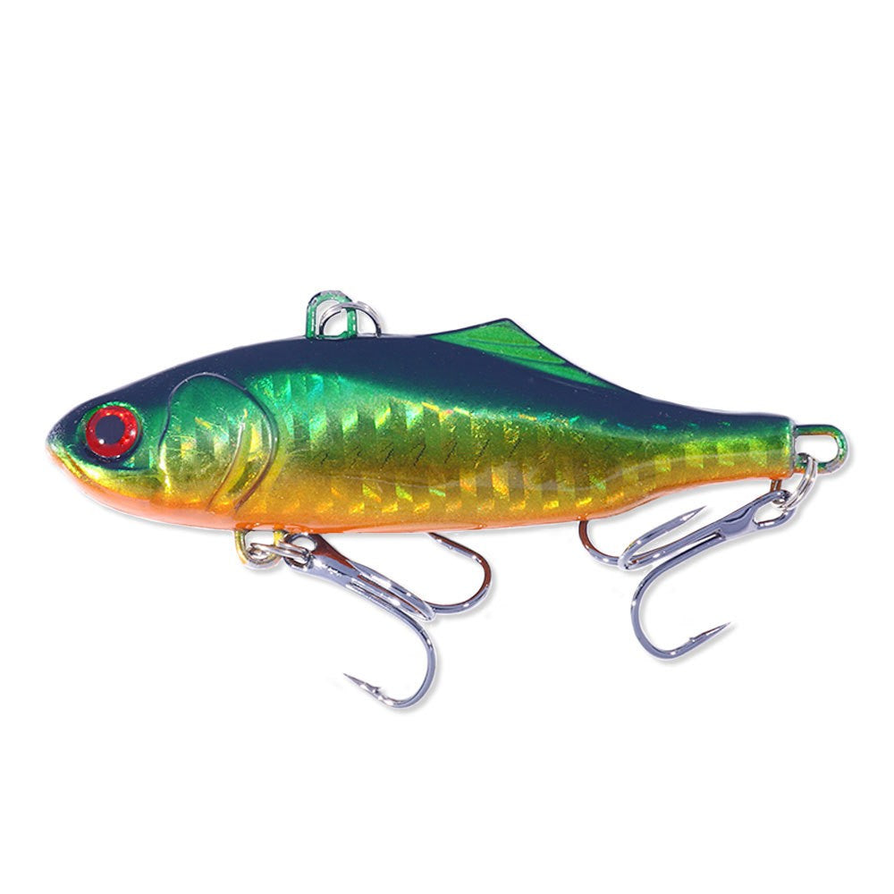 1 unidade de isca de pesca VIB de inverno 7cm 24g, iscas de pesca de inverno de arremesso longo que afundam, iscas artificiais Crankbait