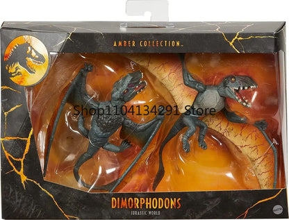 Coleção Original Jurassic World Amber Collection Edição Limitada JURASSIC PARK Boneco de Ação Dinossauro Brinquedo Presente de Aniversário