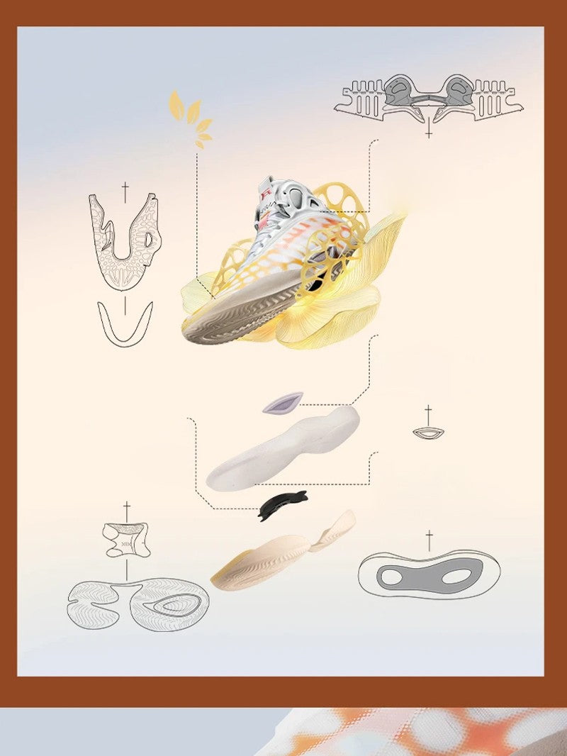 Li-Ning Men YUSHUAI XIX Professional Basketball Shoes SYNCHRO-ADJUST SYSTEM LiNing Sports Competition Shoes Sneakers ABAV005