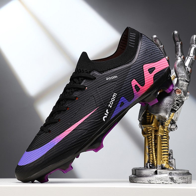 Men Football Shoes Cleats Outdoor Grass Society Training Match Football Field Boots Resistant Studded Soccer Shoes Sport Wear