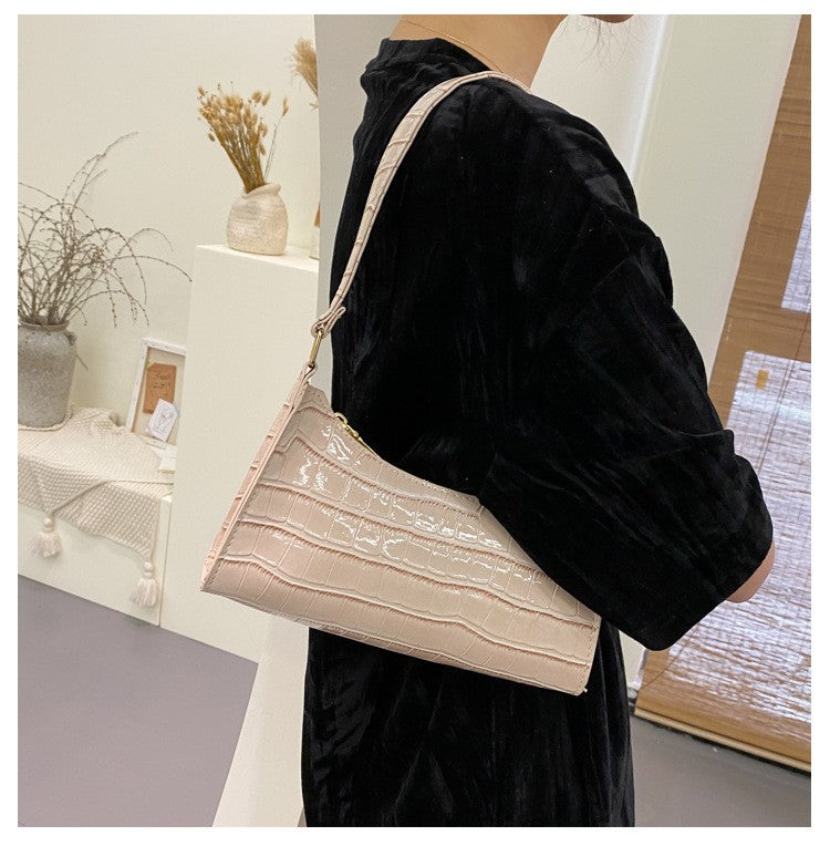 Fashion Exquisite Shopping Bag Retro Casual Women Totes Shoulder Bags Female Leather Solid Color Chain Handbag for Women 2024