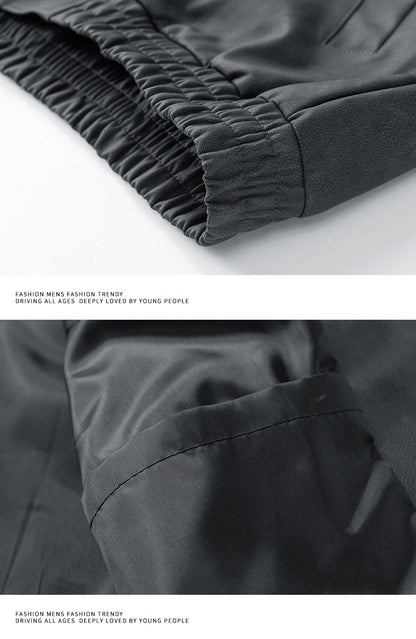 Fashion Trend Korean Slim Fit Casual Men's Leather Jacket Motorcycle Jacket New Spring and Autumn Men's Slim PU Leather Jacket