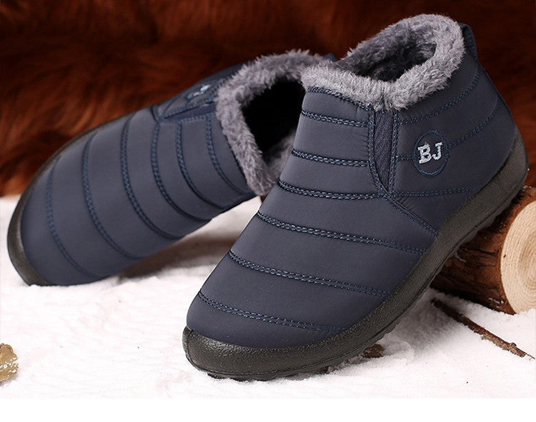 Men Boots 2025 Winter Shoes For Men Waterproof Snow Boots Winter Botas Hombre Warm Fur Ankle Boots Mens Botines