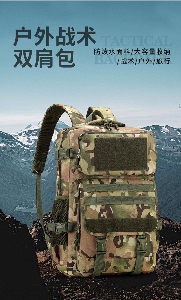 40L Waterproof Outdoor Tactical Backpack Men Travel Daypack Climbing Hiking Trekking Hunting Fishing Camping Sports Rucksacks