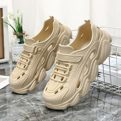 Summer Men's Super Light Sandals Waterproof Sneakers Slip On EVA Thick Sole Slides Fishing Driving Outdoor Jogging Flat Shoes